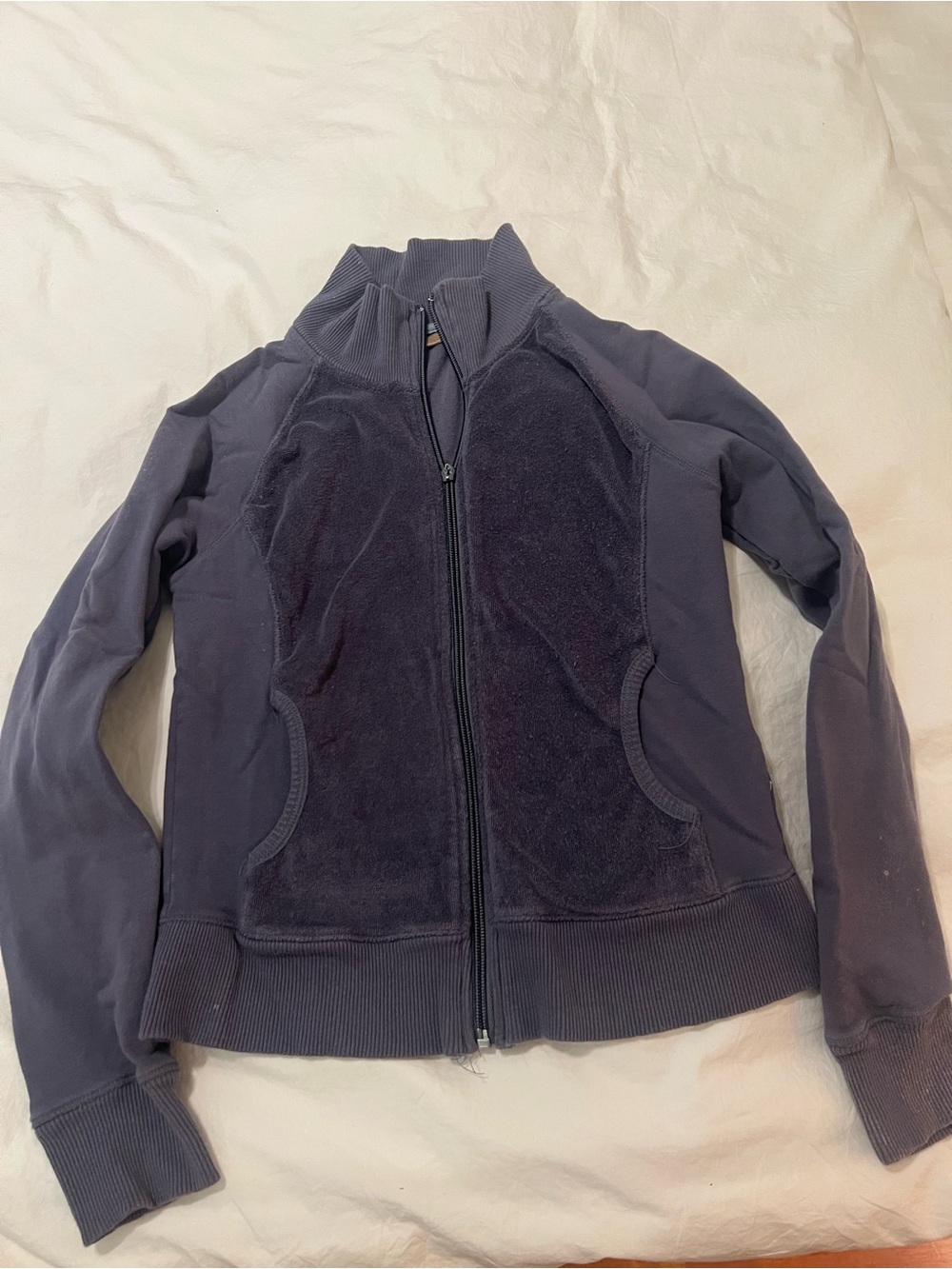 Dark Navy Zip-Up Jacket